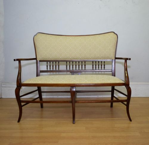 ANTIQUE EDWARDIAN COUCH - ADDITIONAL PHOTO 6