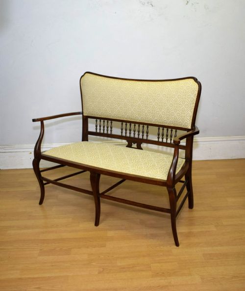 ANTIQUE EDWARDIAN COUCH - ADDITIONAL PHOTO 7