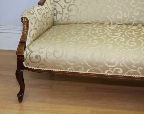 ANTIQUE VICTORIAN SETTEE - ADDITIONAL PHOTO 6