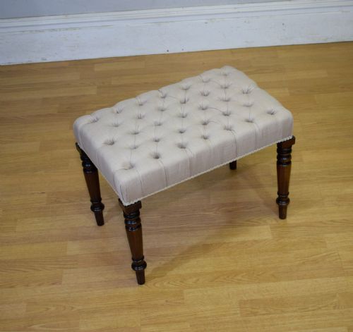 REGENCY BUTTONED STOOL - ADDITIONAL PHOTO 6