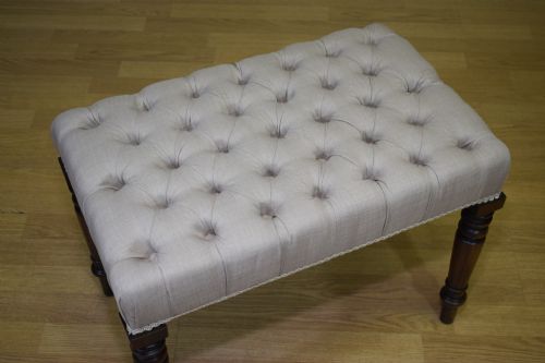 REGENCY BUTTONED STOOL - ADDITIONAL PHOTO 7