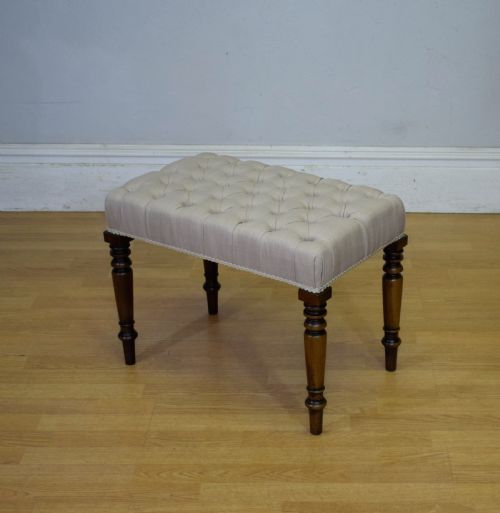 REGENCY BUTTONED STOOL - ADDITIONAL PHOTO 9