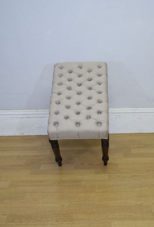 REGENCY BUTTONED STOOL - ADDITIONAL PHOTO 15