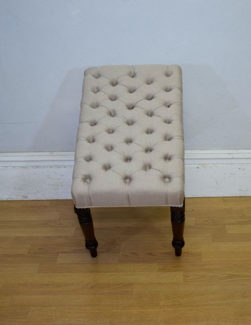 REGENCY BUTTONED STOOL - ADDITIONAL PHOTO 16