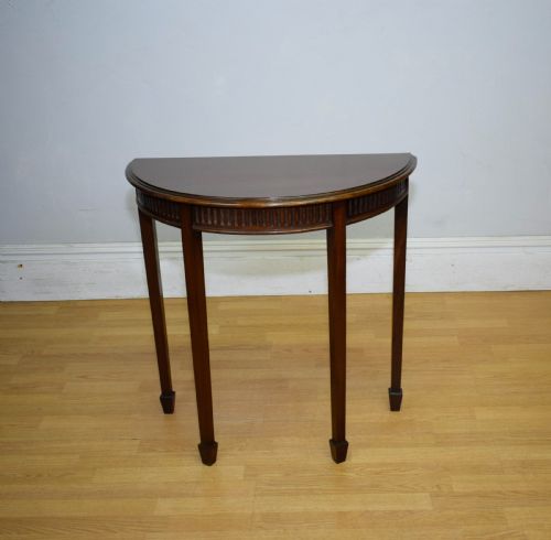 EDWARDIAN DEMILUNE TABLE - ADDITIONAL PHOTO 1