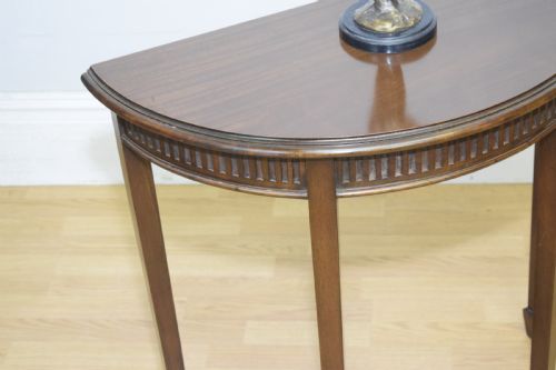 EDWARDIAN DEMILUNE TABLE - ADDITIONAL PHOTO 8