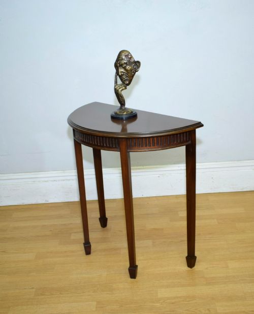 EDWARDIAN DEMILUNE TABLE - ADDITIONAL PHOTO 11