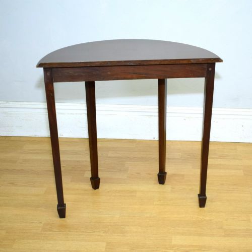 EDWARDIAN DEMILUNE TABLE - ADDITIONAL PHOTO 15
