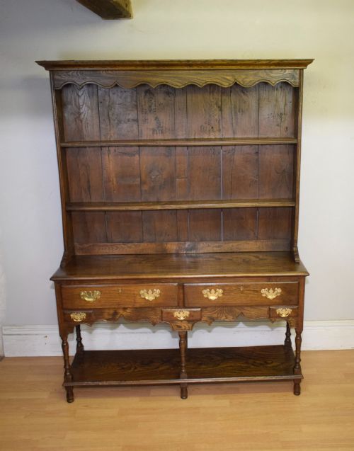 EARLY 20TH CENTURY OAK ELM DRESSER RACK - ADDITIONAL PHOTO 2
