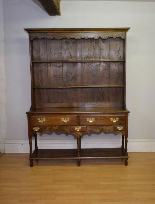 EARLY 20TH CENTURY OAK ELM DRESSER RACK - ADDITIONAL PHOTO 3