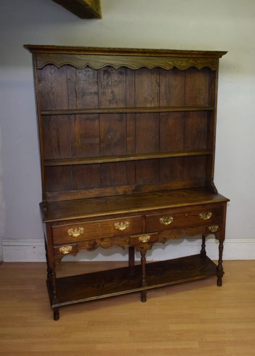EARLY 20TH CENTURY OAK ELM DRESSER RACK - ADDITIONAL PHOTO 8