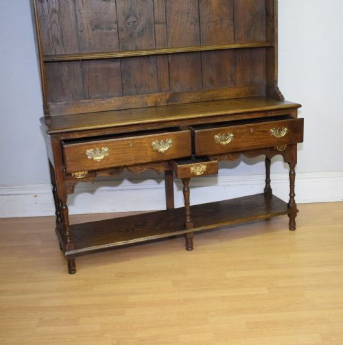 EARLY 20TH CENTURY OAK ELM DRESSER RACK - ADDITIONAL PHOTO 11