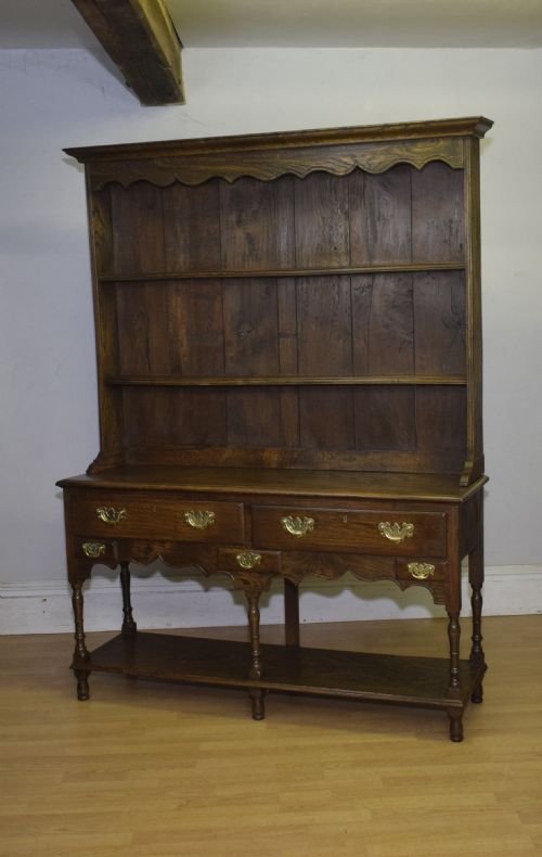 EARLY 20TH CENTURY OAK ELM DRESSER RACK - ADDITIONAL PHOTO 13