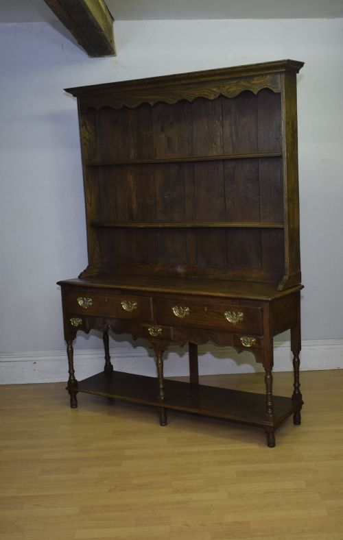 EARLY 20TH CENTURY OAK ELM DRESSER RACK - ADDITIONAL PHOTO 15