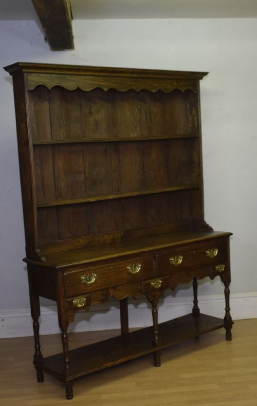 EARLY 20TH CENTURY OAK ELM DRESSER RACK - ADDITIONAL PHOTO 17