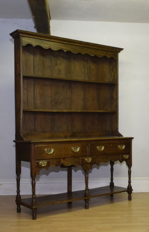 EARLY 20TH CENTURY OAK ELM DRESSER RACK - ADDITIONAL PHOTO 18