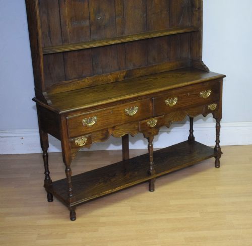 EARLY 20TH CENTURY OAK ELM DRESSER RACK - ADDITIONAL PHOTO 20
