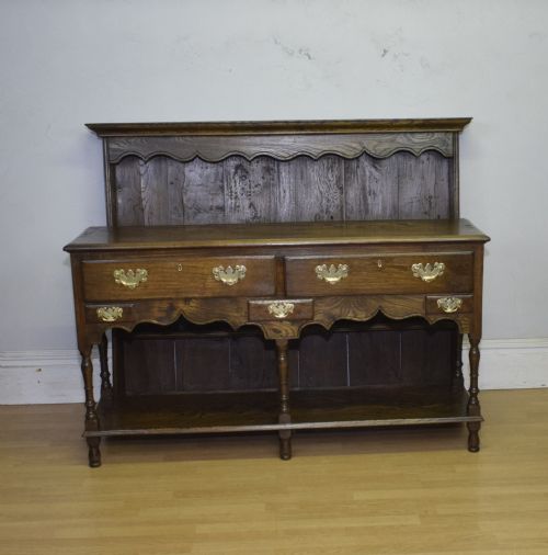 EARLY 20TH CENTURY OAK ELM DRESSER RACK - ADDITIONAL PHOTO 22
