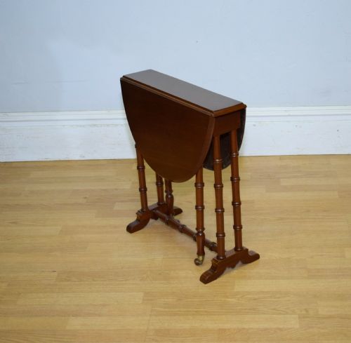 ANTIQUE VICTORIAN SUTHERLAND TABLE - ADDITIONAL PHOTO 2