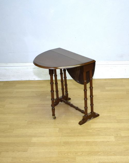 ANTIQUE VICTORIAN SUTHERLAND TABLE - ADDITIONAL PHOTO 6