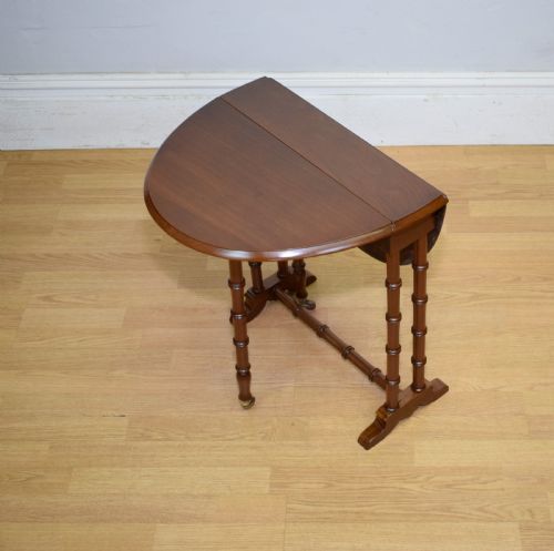 ANTIQUE VICTORIAN SUTHERLAND TABLE - ADDITIONAL PHOTO 7