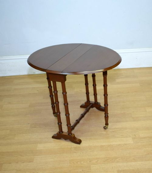 ANTIQUE VICTORIAN SUTHERLAND TABLE - ADDITIONAL PHOTO 10