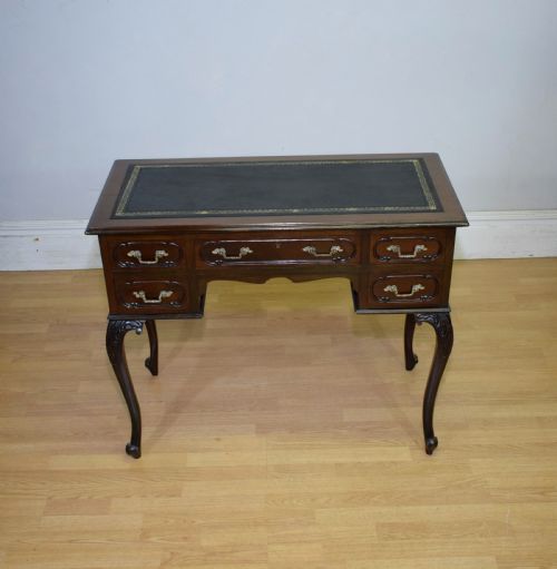 VICTORIAN MAHOGANY DESK - ADDITIONAL PHOTO 1