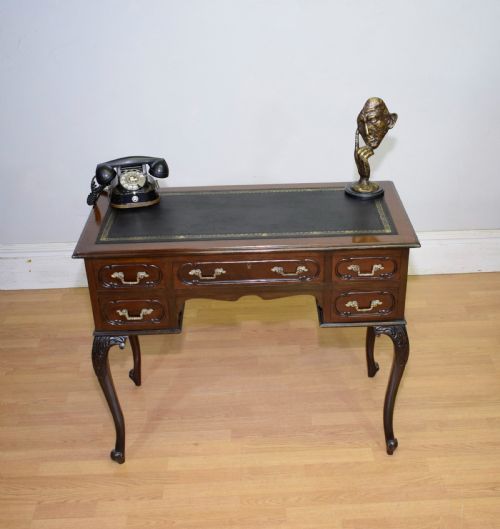 VICTORIAN MAHOGANY DESK - ADDITIONAL PHOTO 5