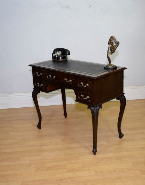 VICTORIAN MAHOGANY DESK - ADDITIONAL PHOTO 6