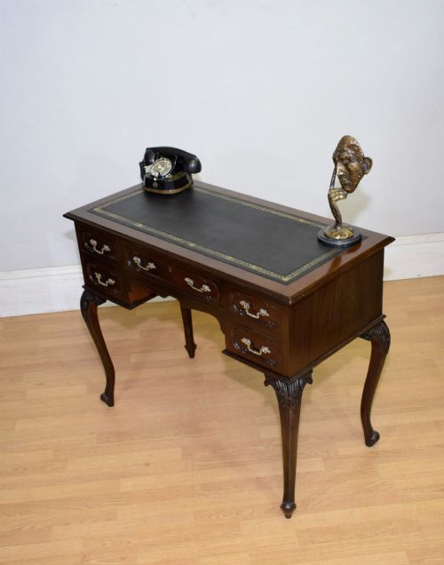 VICTORIAN MAHOGANY DESK - ADDITIONAL PHOTO 7