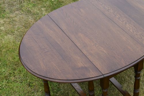 EARLY 20TH CENTURY OAK DINING TABLE - ADDITIONAL PHOTO 16