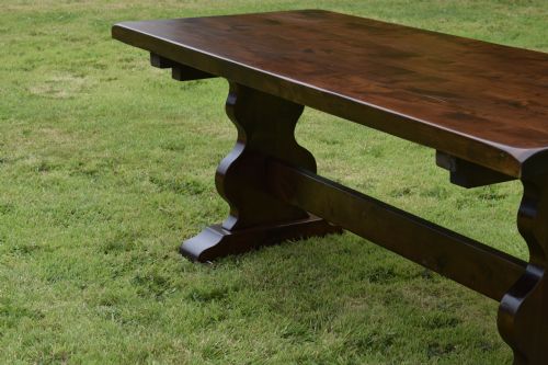 EARLY 20TH CENTURY REFECTORY DINING TABLE - ADDITIONAL PHOTO 4