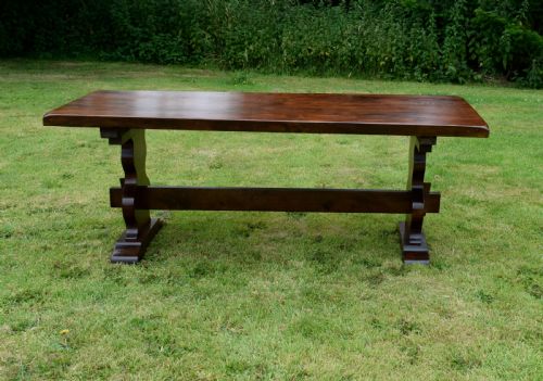 EARLY 20TH CENTURY REFECTORY DINING TABLE - ADDITIONAL PHOTO 6