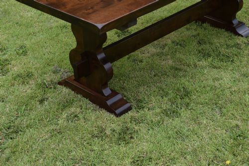 EARLY 20TH CENTURY REFECTORY DINING TABLE - ADDITIONAL PHOTO 10
