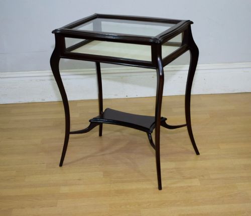 VICTORIAN MAHOGANY BIJOUTERIE - ADDITIONAL PHOTO 3