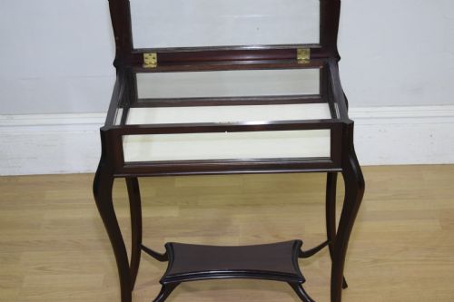 VICTORIAN MAHOGANY BIJOUTERIE - ADDITIONAL PHOTO 8