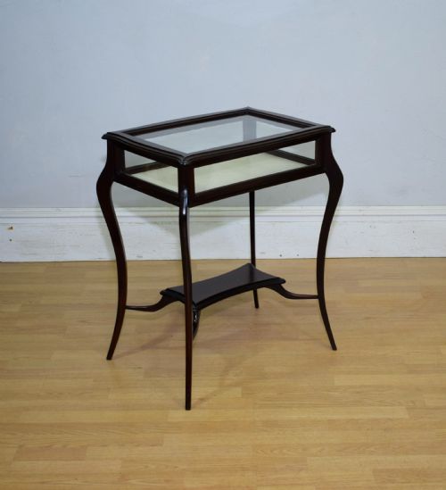 VICTORIAN MAHOGANY BIJOUTERIE - ADDITIONAL PHOTO 10