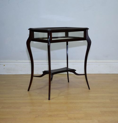 VICTORIAN MAHOGANY BIJOUTERIE - ADDITIONAL PHOTO 11