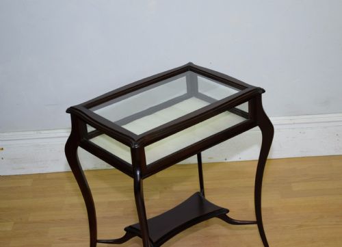 VICTORIAN MAHOGANY BIJOUTERIE - ADDITIONAL PHOTO 13