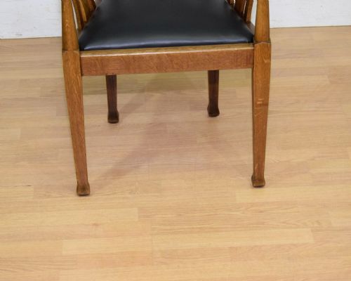 VICTORIAN OAK DESK CHAIR - ADDITIONAL PHOTO 1