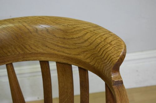VICTORIAN OAK DESK CHAIR - ADDITIONAL PHOTO 14
