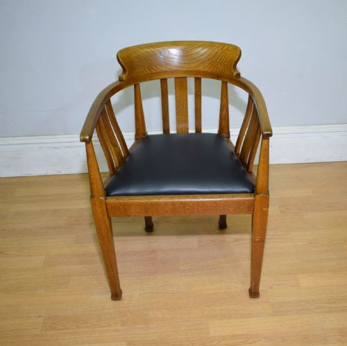 VICTORIAN OAK DESK CHAIR - ADDITIONAL PHOTO 18