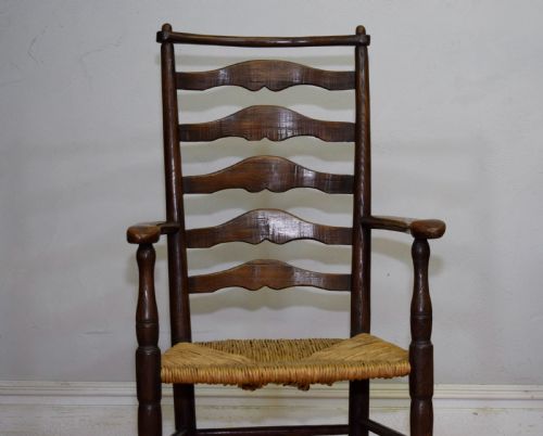 19TH CENTURY ARM CHAIR - ADDITIONAL PHOTO 12