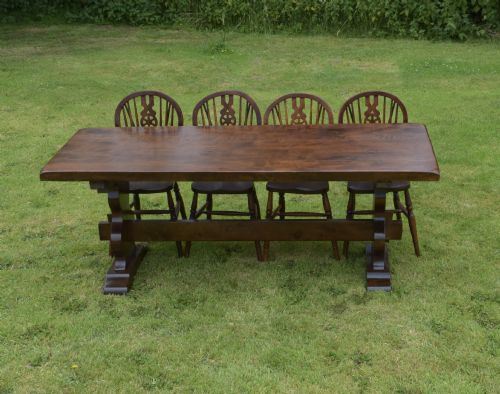 early 20th century refectory dining table - CATEGORY: ANTIQUE TABLES - DATED 1920