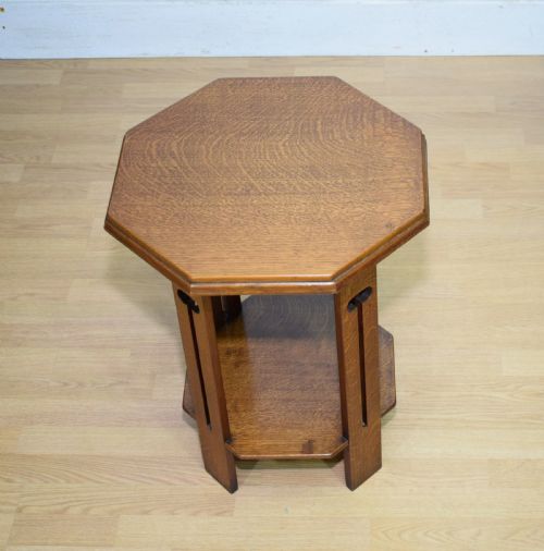 fig 2. Arts & Crafts Oak Side Table