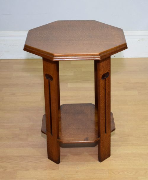 fig 3. Arts & Crafts Oak Side Table