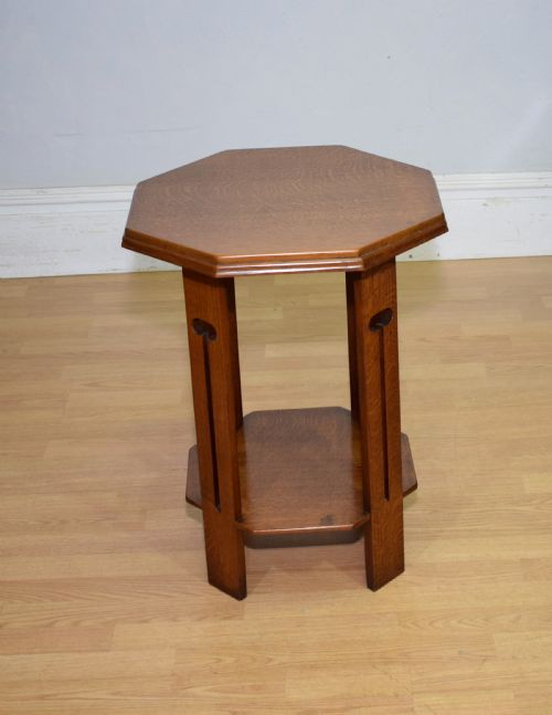 fig 4. Arts & Crafts Oak Side Table