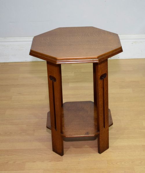 fig 5. Arts & Crafts Oak Side Table