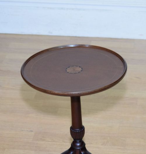 EDWARDIAN INLAID WINE TABLE - ADDITIONAL PHOTO 1