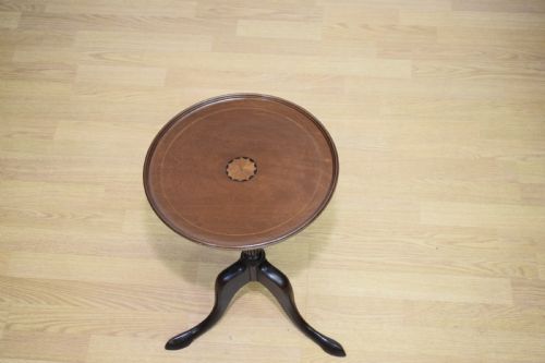 EDWARDIAN INLAID WINE TABLE - ADDITIONAL PHOTO 5